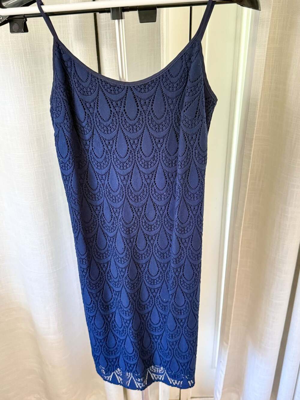 Lilly Pulitzer Dress Women’s Size S Blue Lace Slip Style